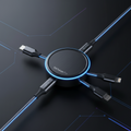TriCharge Pro — 3-in-1 Retractable Fast Charging Cable